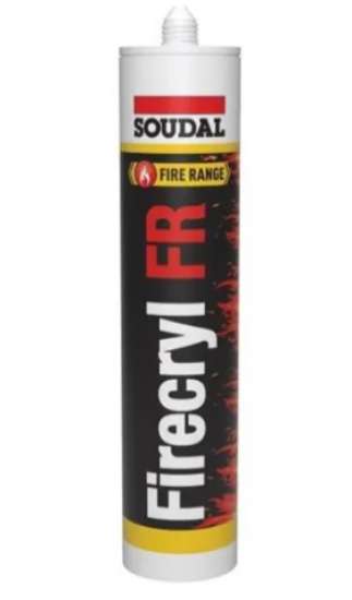 Afbeeldingen van Firecryl Fr- mastiekkit wit Soudal 310ml