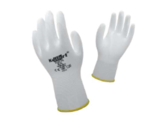 Afbeeldingen van Handschoen Kel-flex pu wit XL/10.