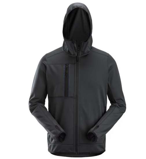 Afbeeldingen van Jack fleece m/capuchon 8058 grijs L