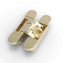 Afbeeldingen van Argenta onzichtb.scharn.NEO-M6 messing goud