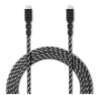 Afbeeldingen van CAT data- en oplaadkabel met USB-C aansluiting