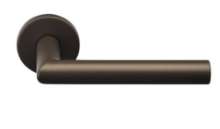 Afbeeldingen van BASICS LB2-19 deurkruk op rozet 6mm brons
