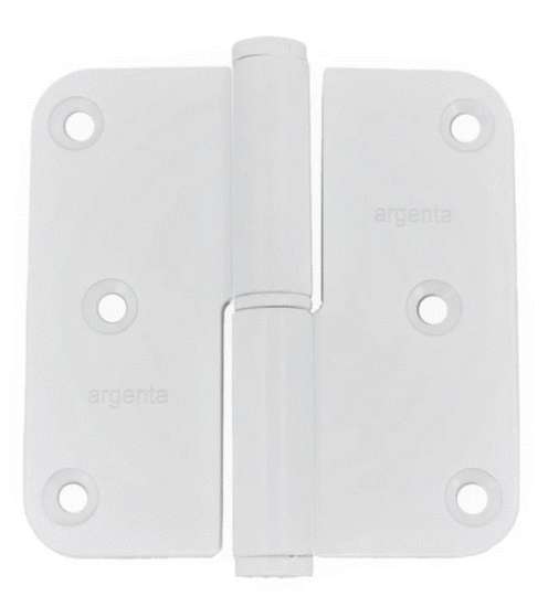 Afbeeldingen van Argenta paumelle RAL9010 89x89 gesl. DIN L