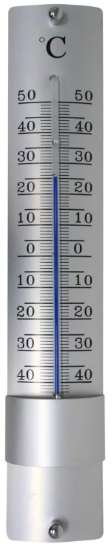 Afbeeldingen van Thermometer alum. Hendrik-Jan 21cm 110203