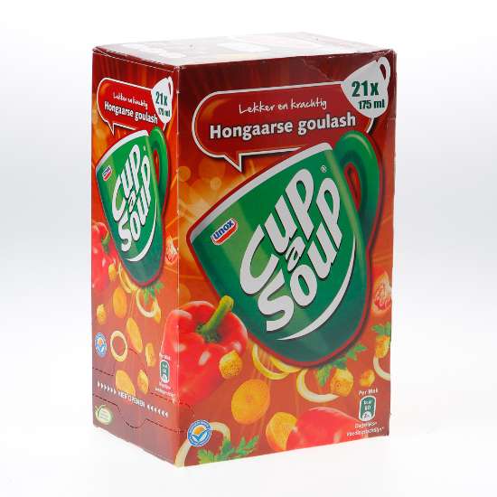 Afbeeldingen van Cup a Soup doos Hongaarse goulash
