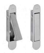 Afbeeldingen van JNF schuifdeurtrekring ovaal 100x18mm rvs