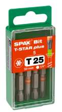 Afbeeldingen van Spax bit t-star 50mm torx25(5st)