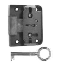 Afbeeldingen van Meubelslot type 760 breedte 35mm inclusief twee sleutels