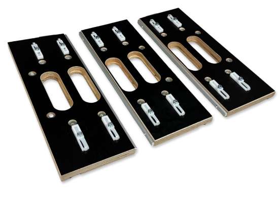 Afbeeldingen van Scharniermal BSW HiDE 130x30 3-delig dubbel