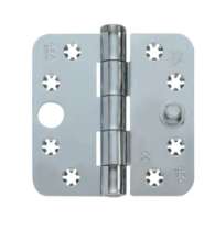 Afbeeldingen van Axa Smart Veiligheidsscharnier ronde hoeken topcoat gegalvaniseerd 89 x 89 x 3mm SKG** 1617-09-23/VE