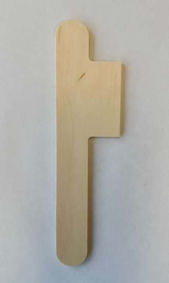 Afbeeldingen van Sluitplaatklos hout 600-serie d/n rond