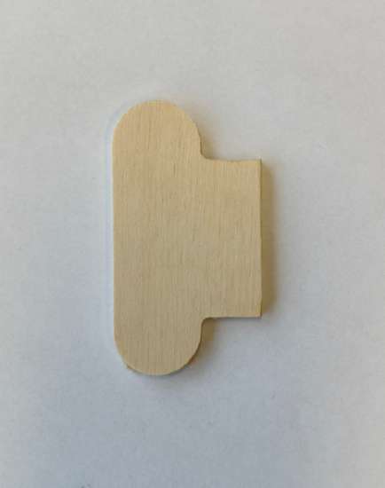 Afbeeldingen van Sluitplaatklos hout 1200-serie loop rond