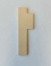 Afbeeldingen van Sluitplaatklos hout 1200-serie d/n rechth.