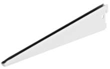 Afbeeldingen van DX wandrail drager dubbel wit gelakt 220mm