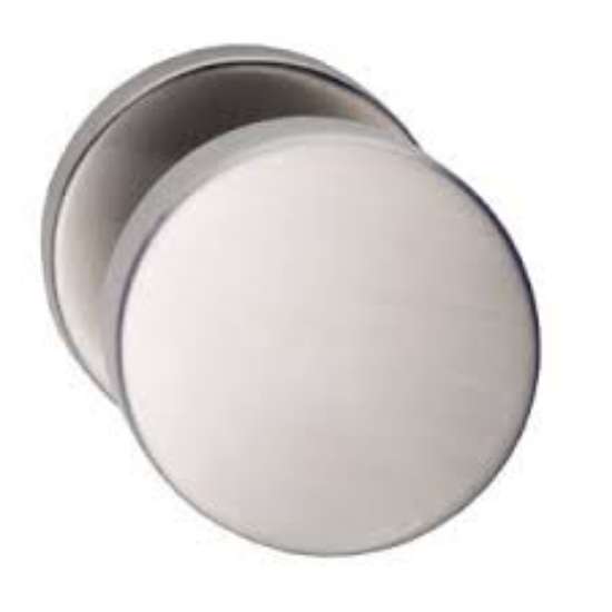 Afbeeldingen van Knop 50mm damschijf vast RVS