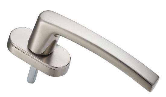 Afbeeldingen van D4E draaivalkruk niet afsluitbaar Inox 38mm